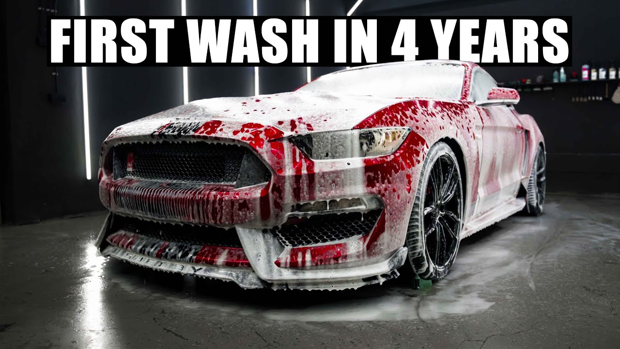 Abandoned Ford Mustang Left for 4 Years – Insane Deep Clean Transformation