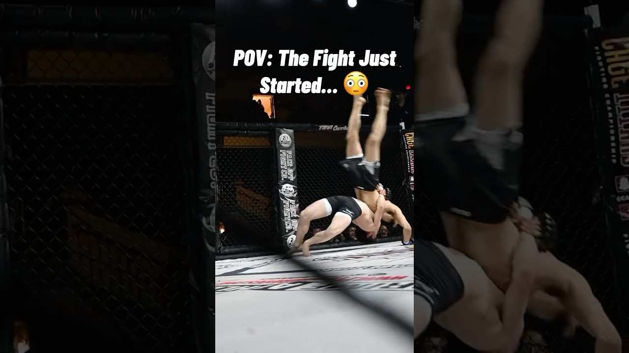INSANE FIRST 10 SECONDS‼️🤯 #wearecagetitans #mma #combatsports
