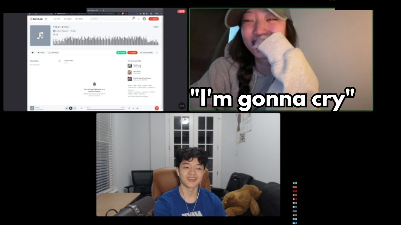 Yujin Reacts to Jason's New Song "Y O U"