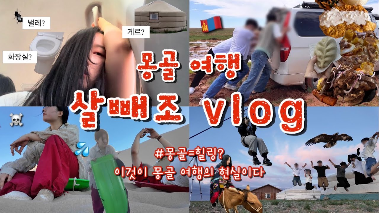 처음 보는 사람들과 몽골 일주일 살기 🇲🇳
