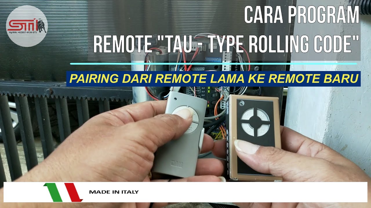 Cara Program Remote TAU dari Remote Lama ke Remote Baru