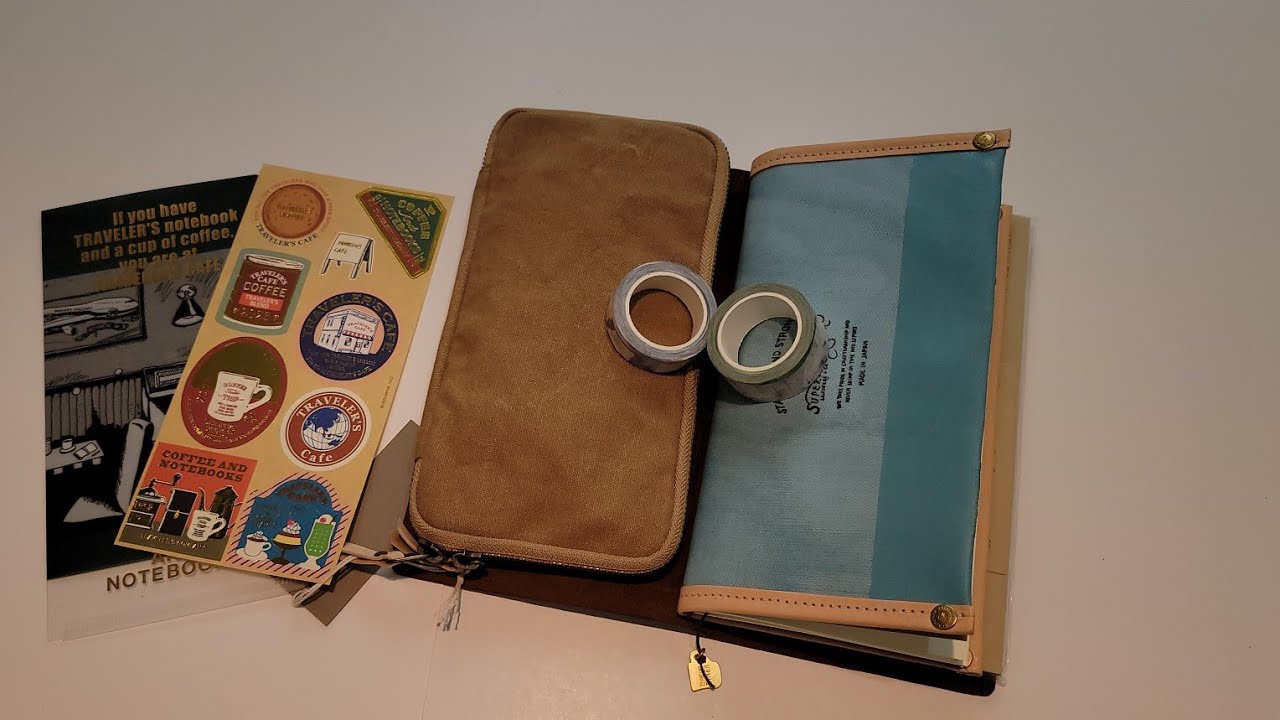 Baum Kutchen Nunous Travel for Life Wallet, Yuruliku Flat Tool Case and Travelers 2023 Sticker Set