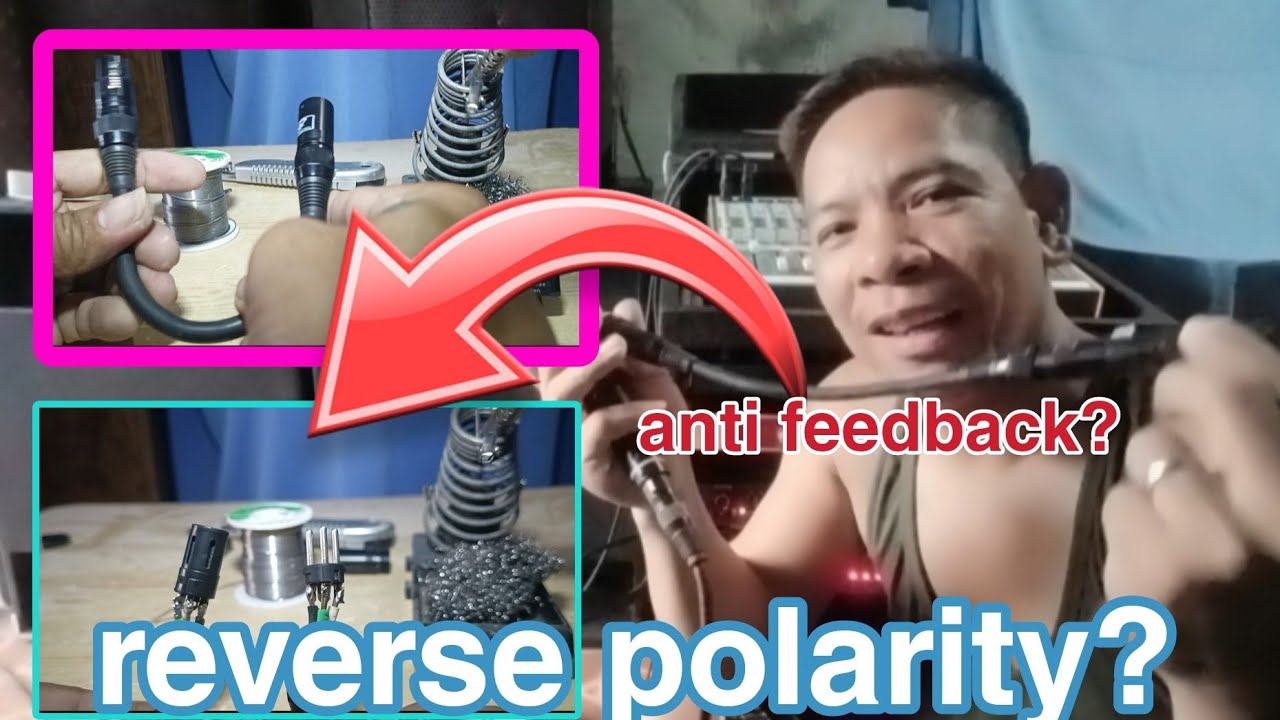 reverse polarity? anti feedback nga ba?