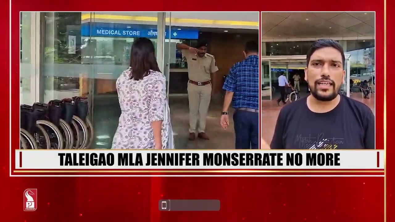 Taleigao MLA Jennifer Monserrate Passes Away After Prolonged Illness