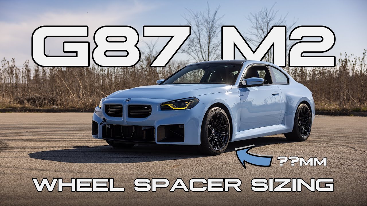 THE PERFECT WHEEL SPACERS FOR THE NEW G87 M2!!
