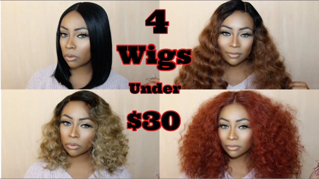 FOUR SYNTHETIC WIGS UNDER $30!!!! | Heraremy