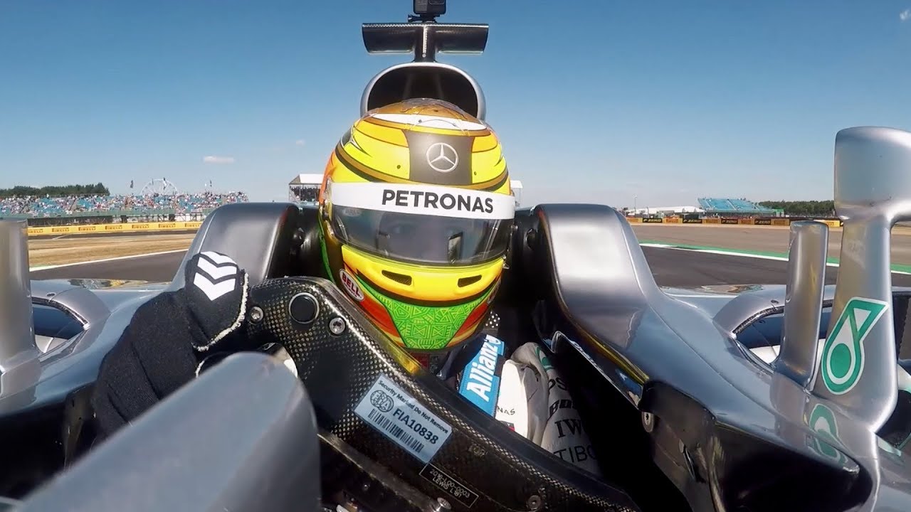 Silverstone 70th Anniversary Parade Onboard with Esteban Gutierrez