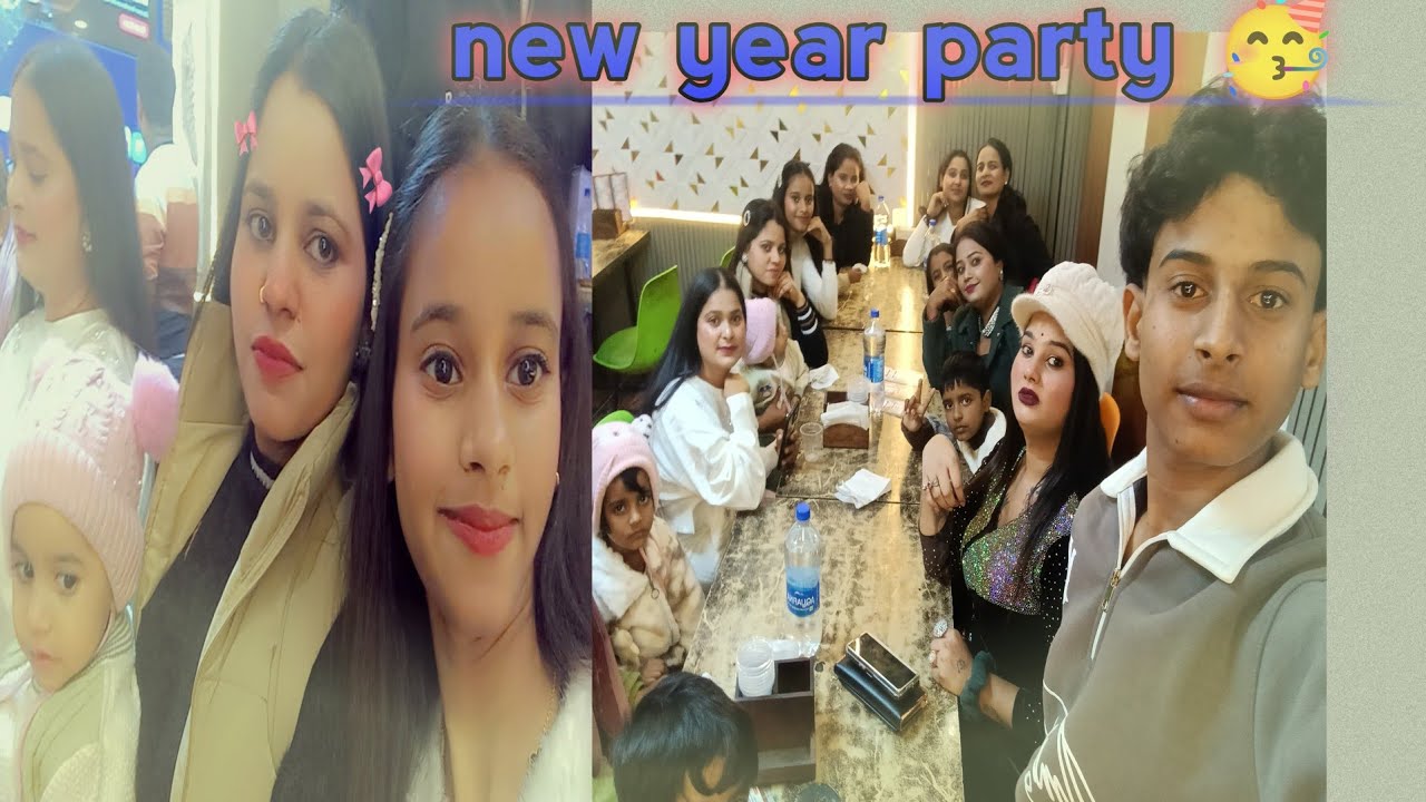 #Newyear party with family 🎉🥳
