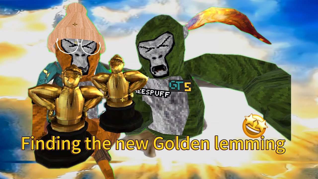 Finding the new Golden lemming in gorilla tag