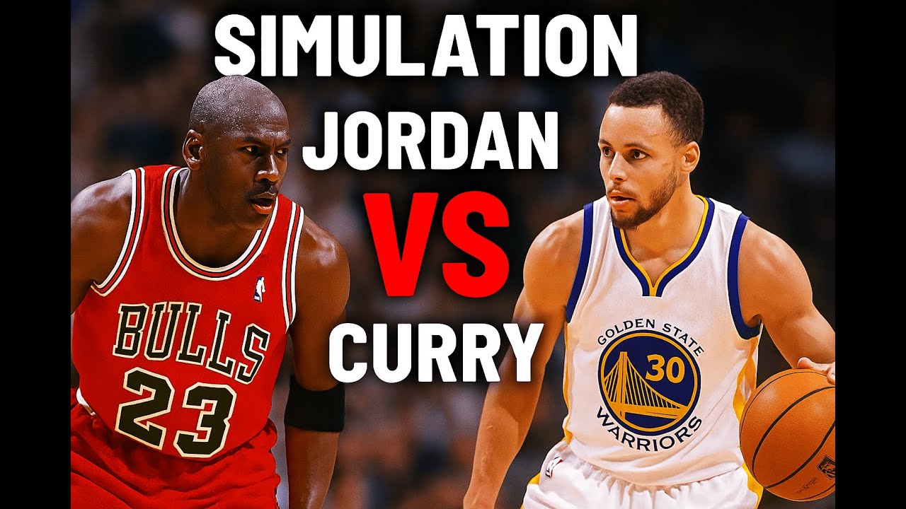 🔥 1991 NBA MVP Michael Jordan vs 2015 NBA MVP Steph Curry | NBA One-on-One Simulated Showdown 🏀