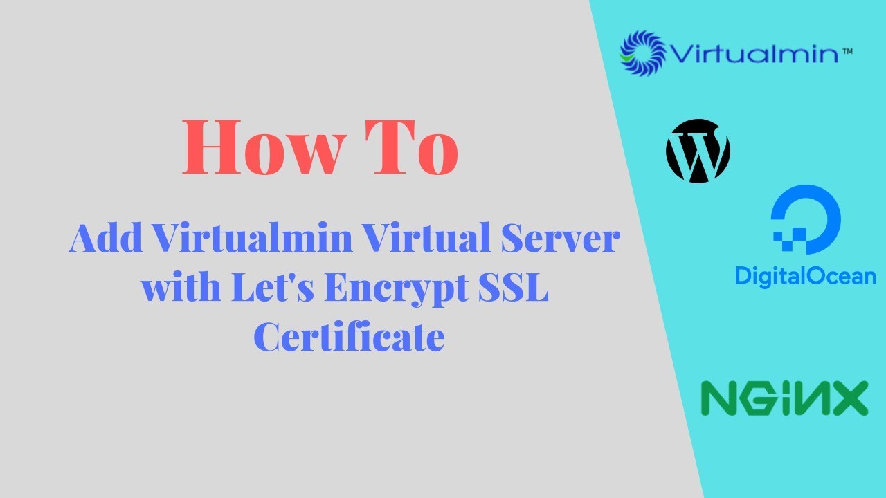 Как добавить виртуальный сервер Virtualmin с SSL-сертификатом Let's Encrypt