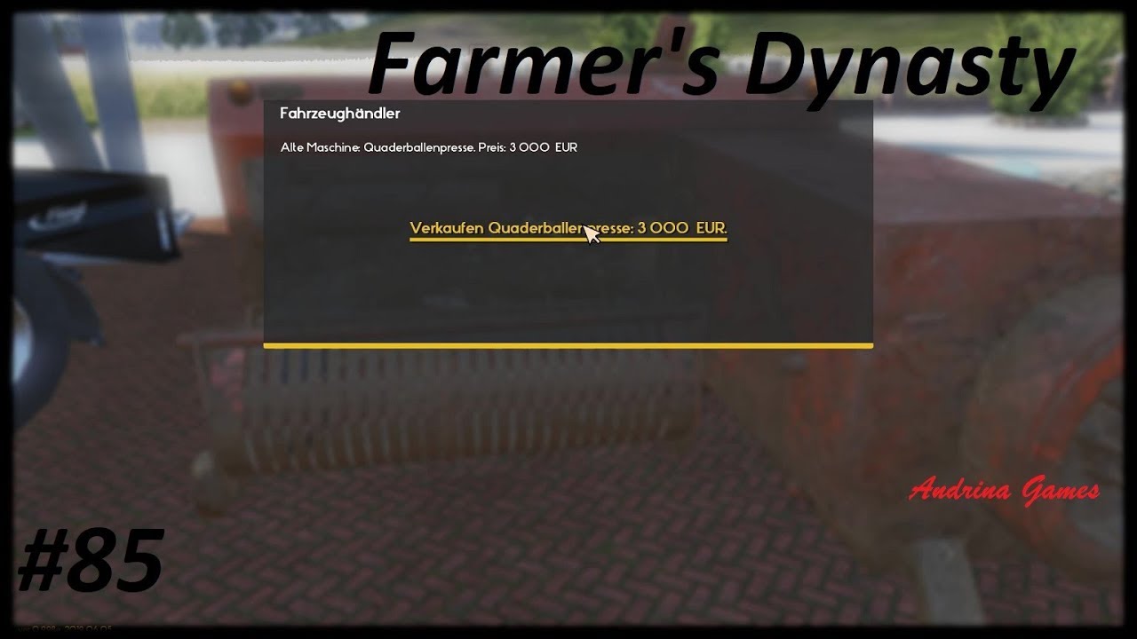 Farmer's Dynasty #85 Die alten Maschinen verkaufen [Deutsch german Gamplay]