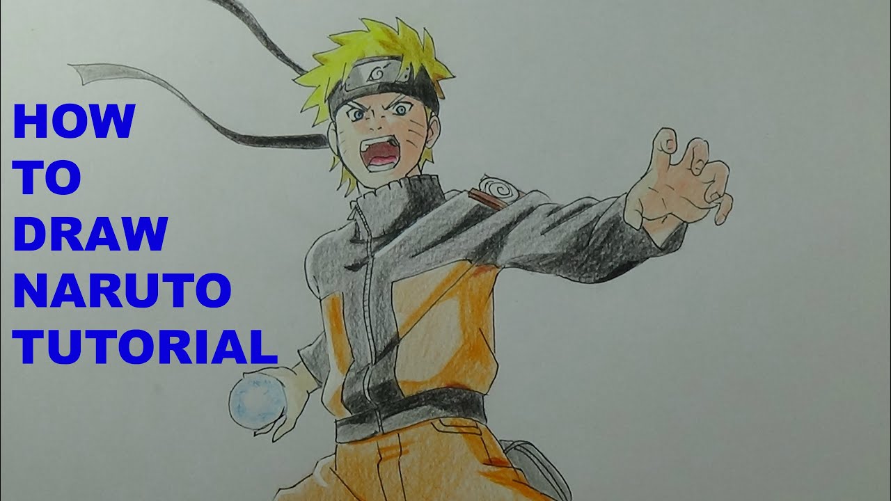 How To Draw Naruto Uzumaki (Pose Tutorial)