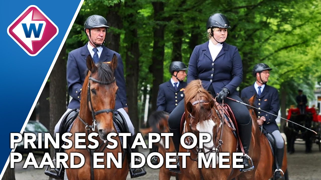 Amalia oefent voor rijtoer Prinsjesdag - OMROEP WEST