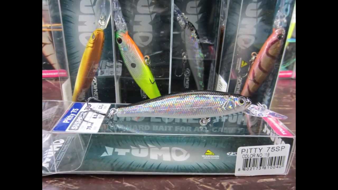 ITUMO .Воблеры minnow. Assassin 80, Pitty 65, Dandy 70, Bite 90. FHD.