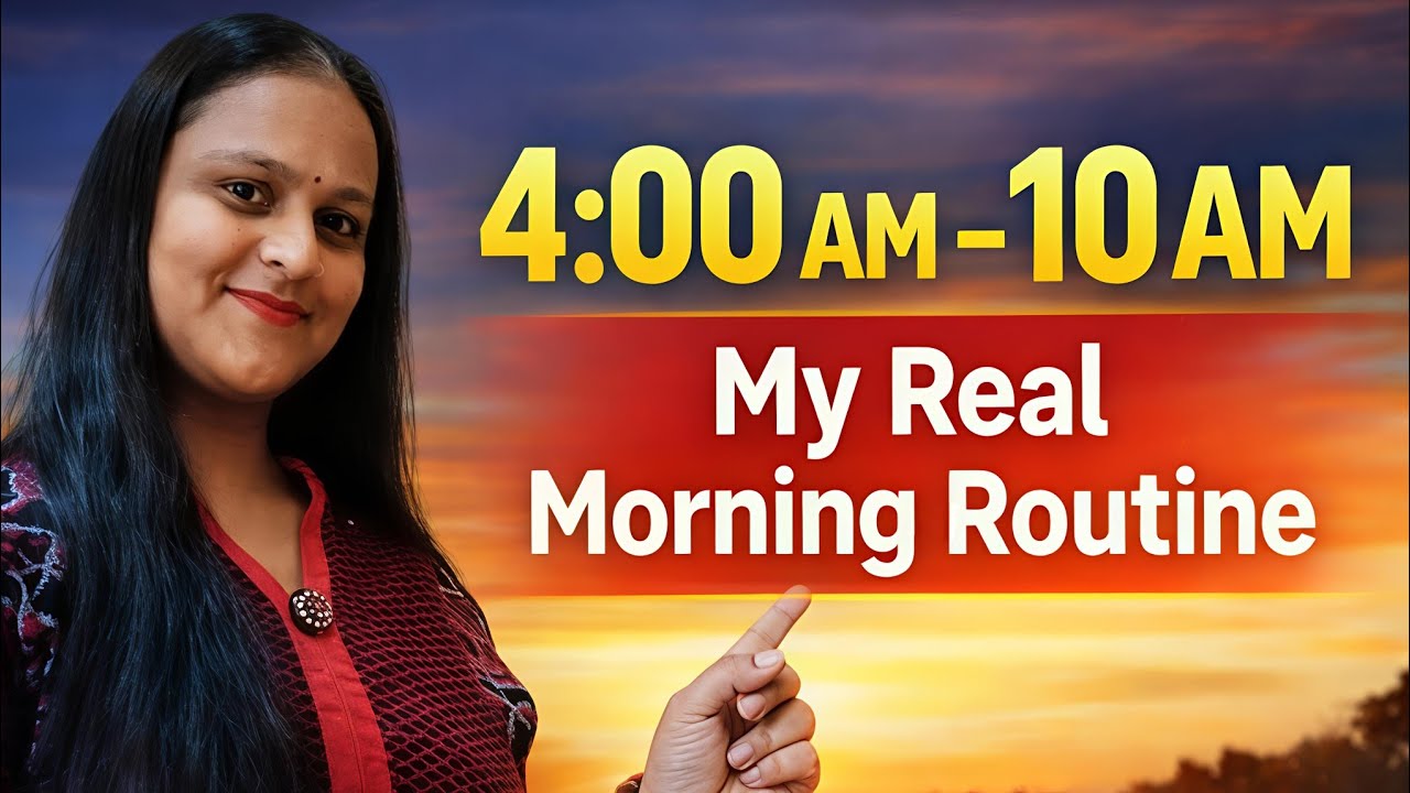 My 4: Am to 10 Am Morning Routine |Real Life Discipline & Fitness Motivation|Dream Queen Sapna 👑