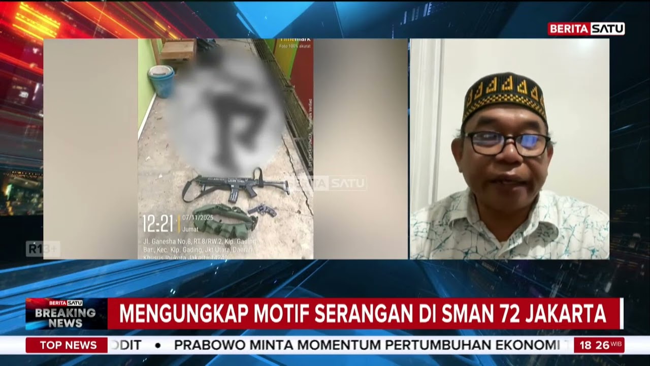 Al Chaidar: Ada Dua Kemungkinan Motif Pelaku Ledakan SMAN 72 Jakarta #Beritasatu