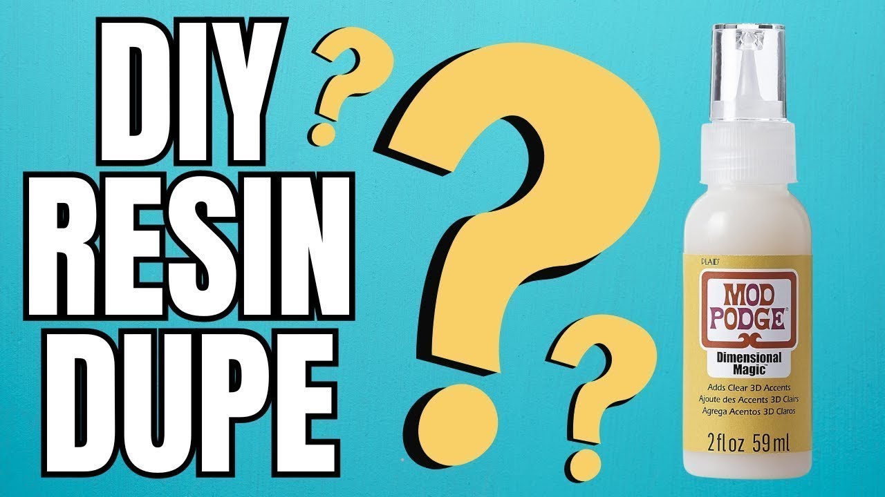 Mod Podge Dimensional Magic: Resin Replacement HACK? My HONEST Review