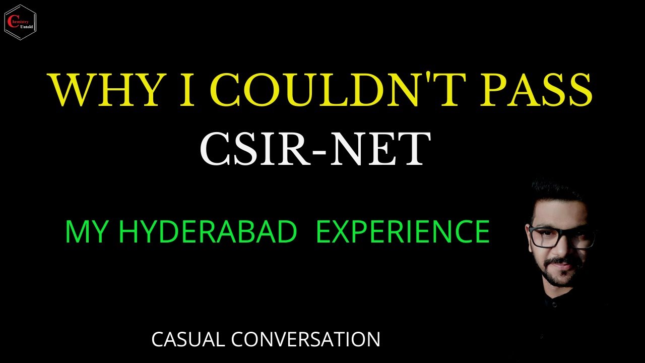 Why I Couldn't Pass CSIR NET || Failure Story and Reasons || What You Should Keep In Mind
