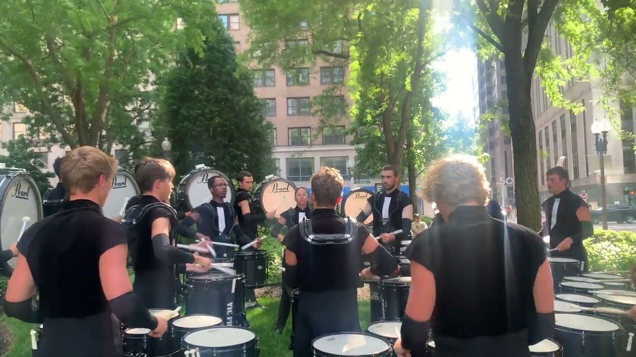 Boston Crusaders Drumline 2024 | Concert in the Park | Warmup 2