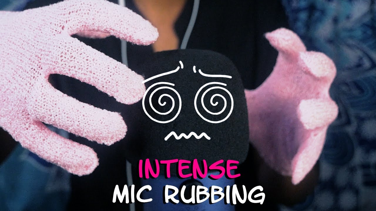 ASMR | Tingly & Aggressive Mic Rubbing With Scrub Gloves | No Talking