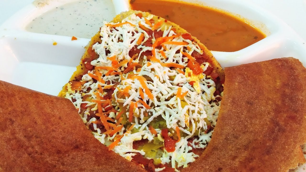 Paneer Masala Dosa Eating Show With Sambar & Idli Chutney | Paneer Masala Dosa Eating show
