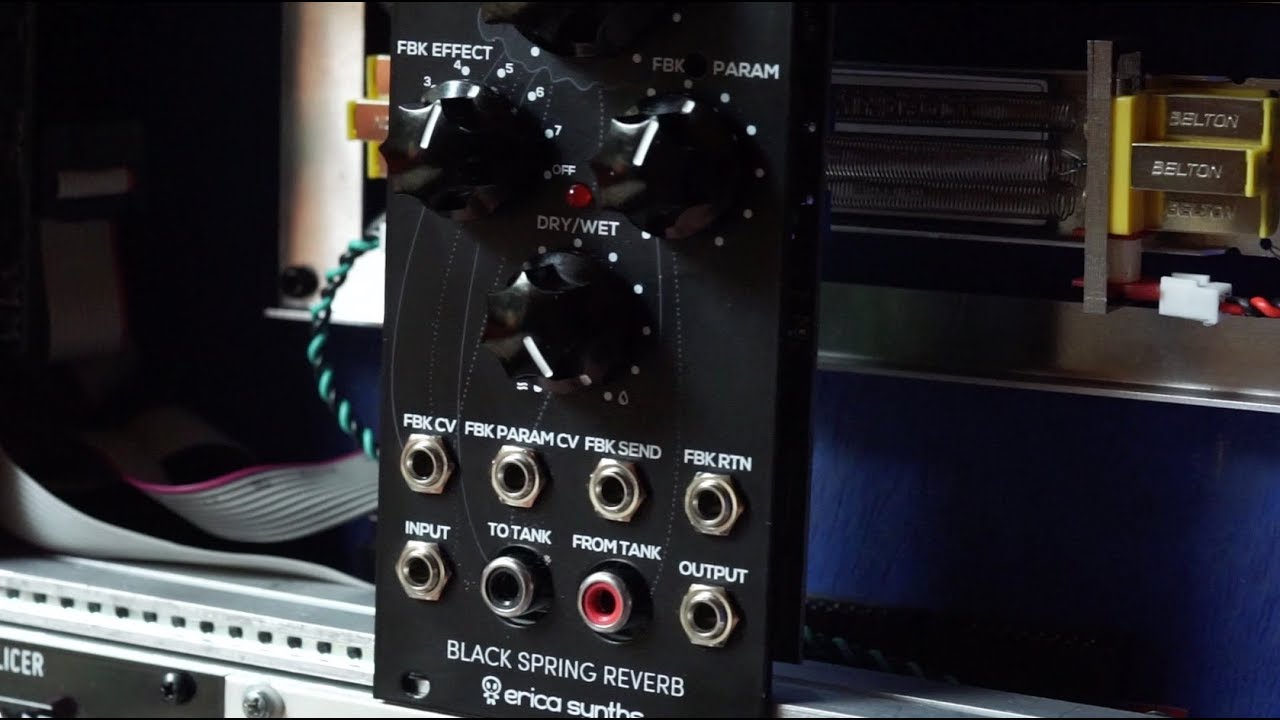 Erica Synths Black Spring Reverb Demo