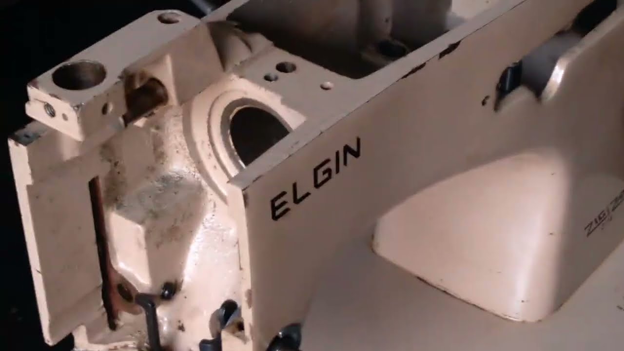 Como montar o tensor da máquina de costura Elgin Zig-zag Z 14