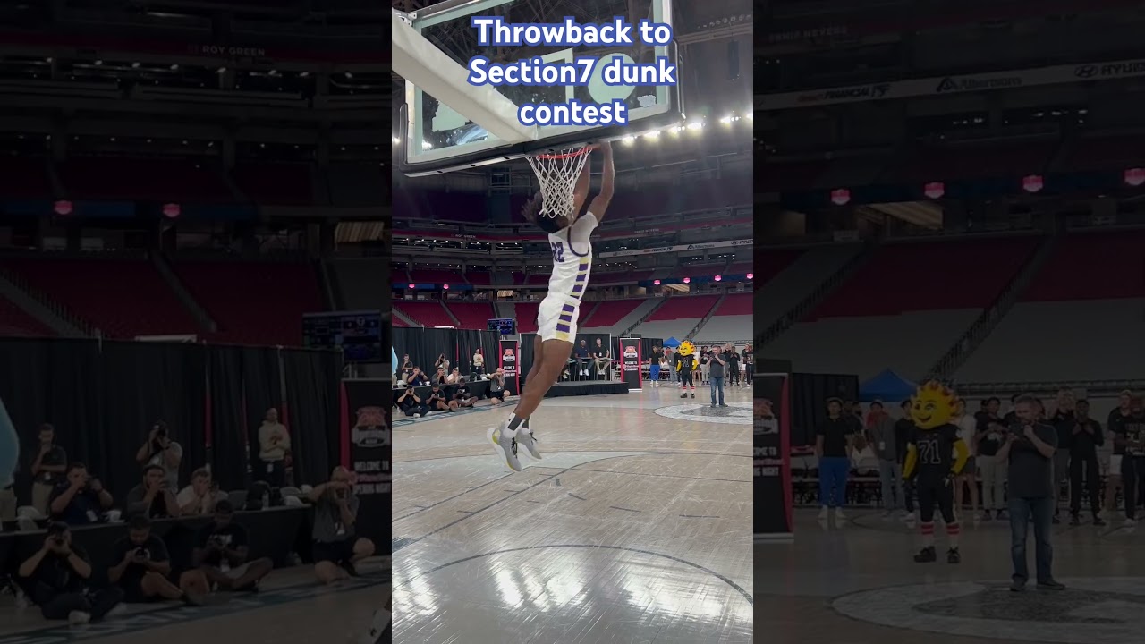 Section7 dunk contests are crazy🔥🥶 #music #hiphop #rap #nba #basketballshoes #basketball #4upage