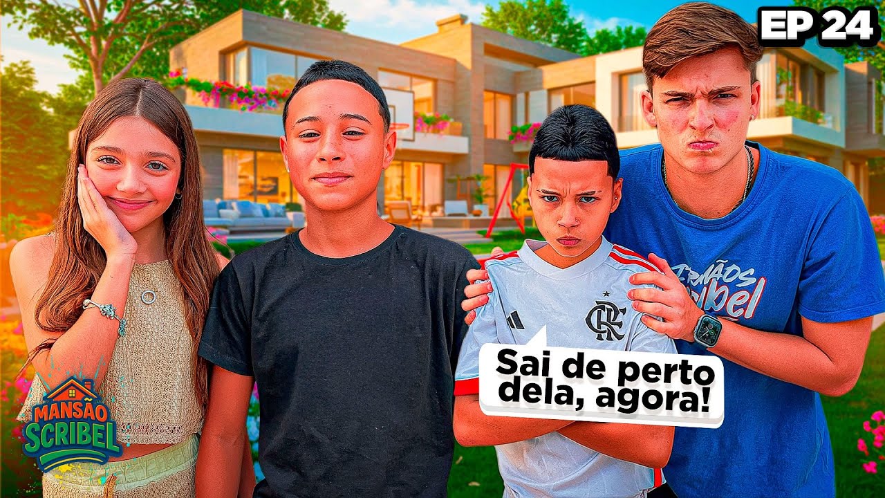 O JP ESTÁ COM CIÚMES DA LARA COM O AMIGO FALSO NA MANSÃO SCRIBEL 😱 •Irmãos Scribel•