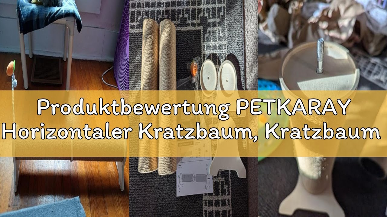 Produktbewertung PETKARAY Horizontaler Kratzbaum, Kratzbaum für Katzen, Katzenbaum, 76,2 cm Sisal-Ka