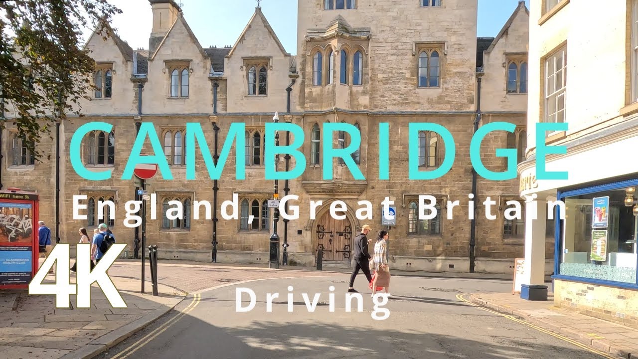 Driving in to Cambridge England via Newmarket Road, Mid of September 2023 in 4K