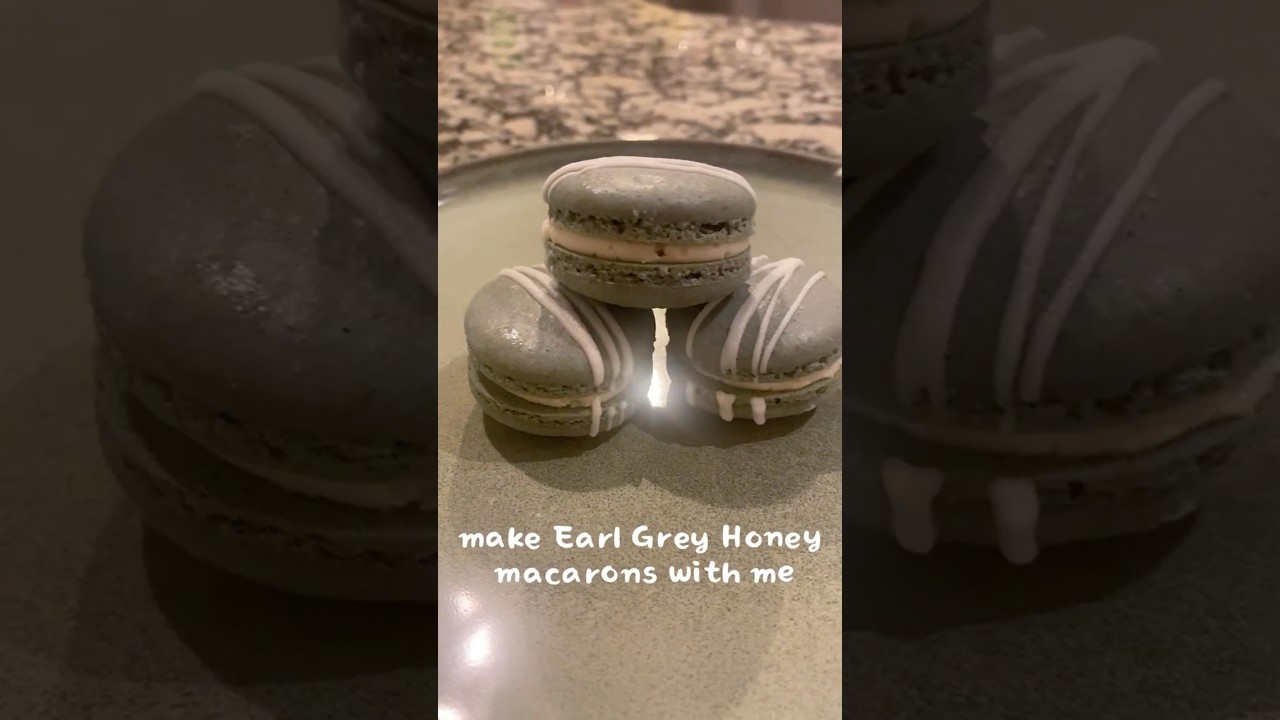 Earl Grey Honey Macarons - A tragedy in four parts