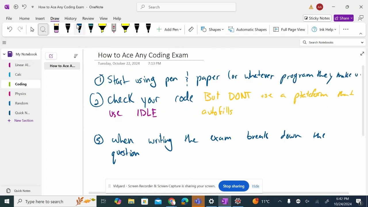 How to Ace a Coding Exam (WITH PEN AND PAPER); ENGINEERING 1P13