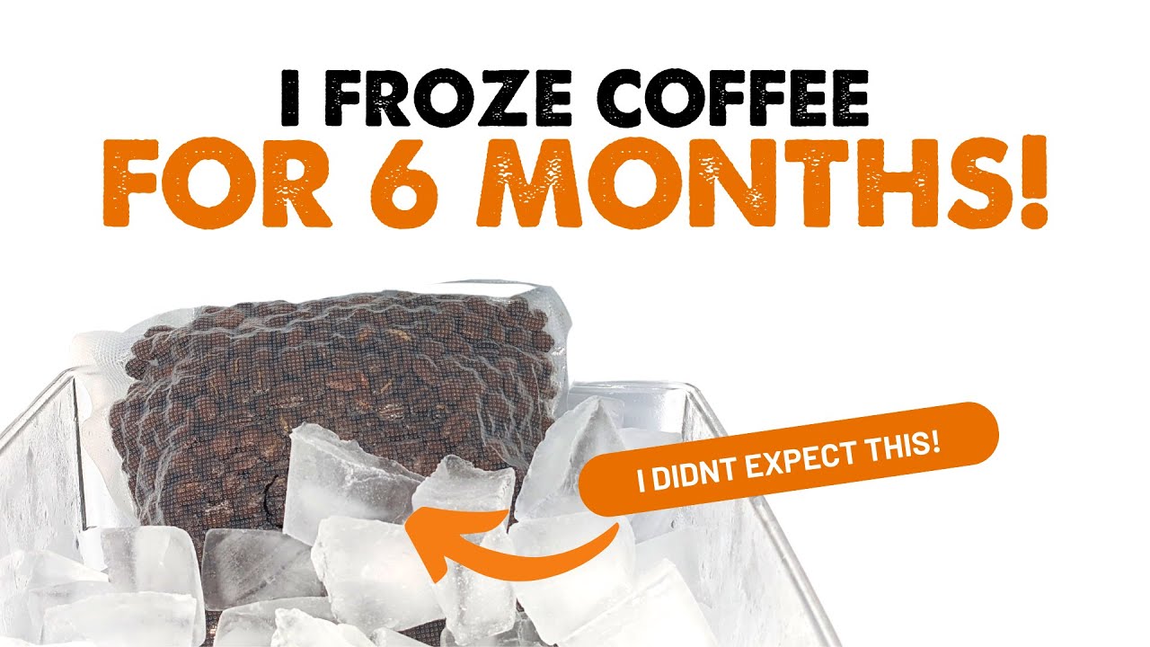 can you Freeze your COFFEE BEANS? | I put coffee in the freezer for 6 months to test.