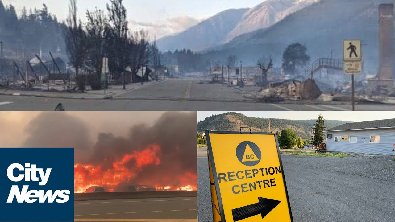 Majority of Lytton, B.C. burned by a fast-moving wildfire