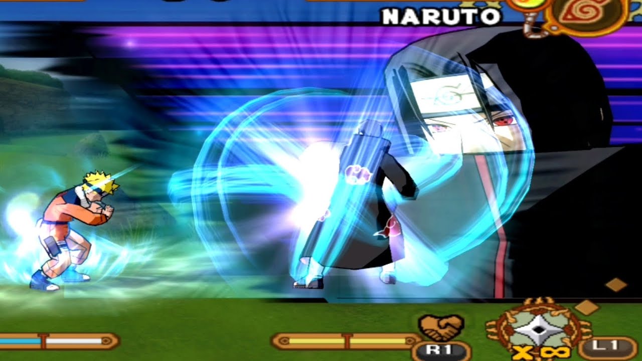 Naruto Shippuden ultimate ninja 5 itachi vs naruto (com vs com) - GamePlay most watch!!