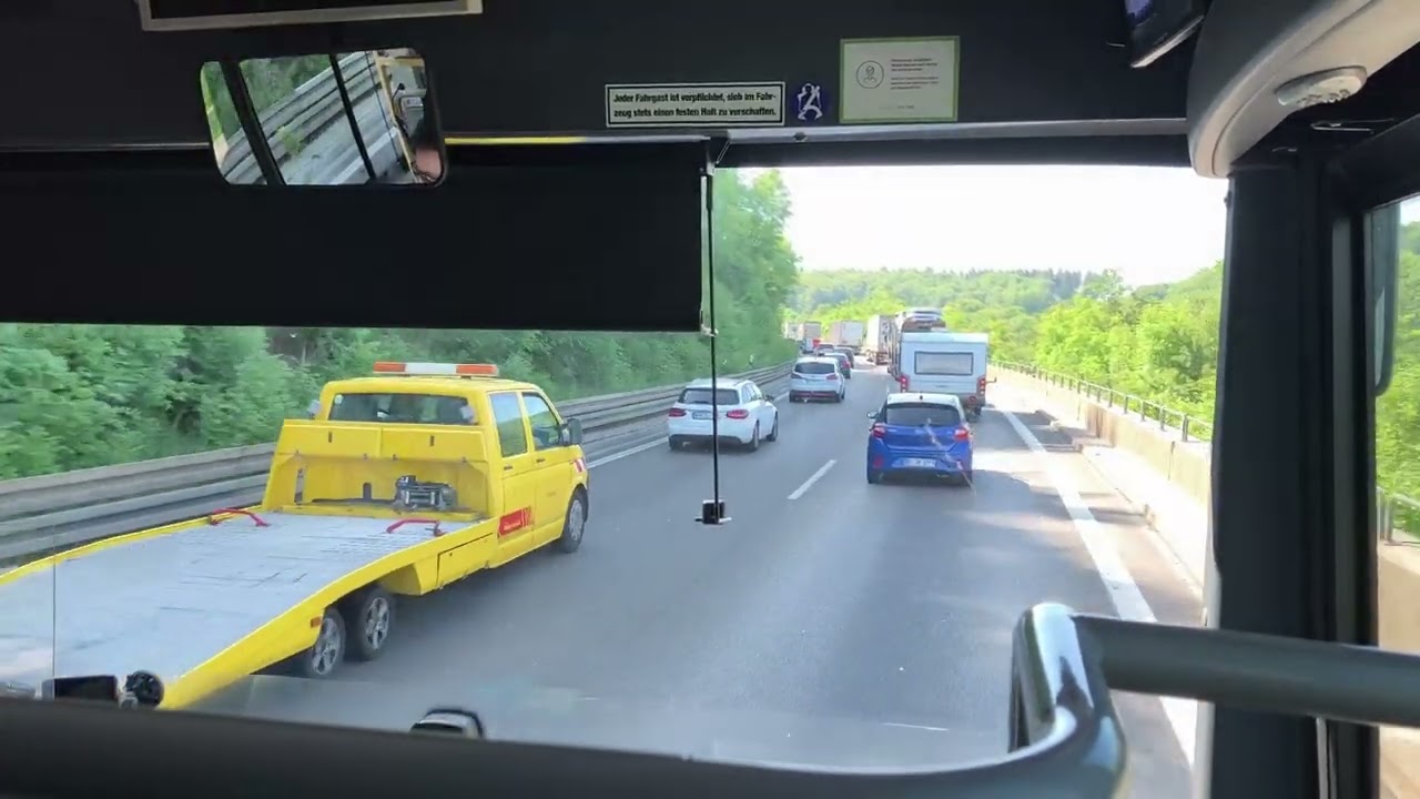 FLiXBUS Nonstop Stuttgart Flughafen STR nach München Zentraler Omnibusbahnhof ZOB 4K