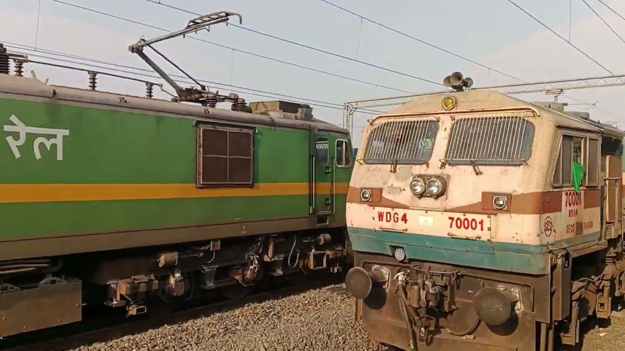 Departure, Capturing WDG—4 AND WAG—9 Locos ||
