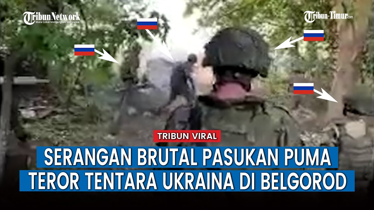 Video Eksklusif Prajurit Grup Puma Rusia Serang dan Terobos Pertahanan Ukraina