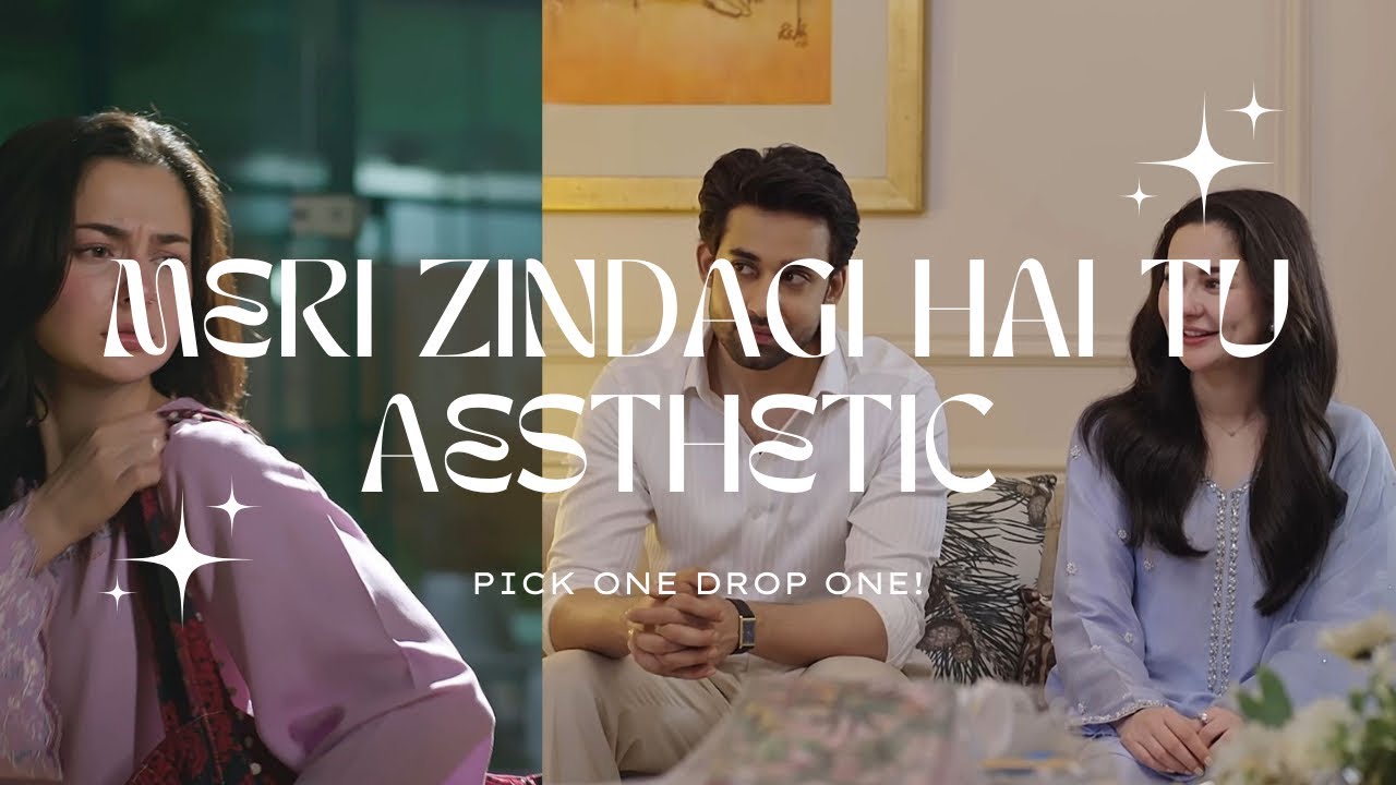 meri zindagi hai tu aesthetic | pick one drop one ✨
