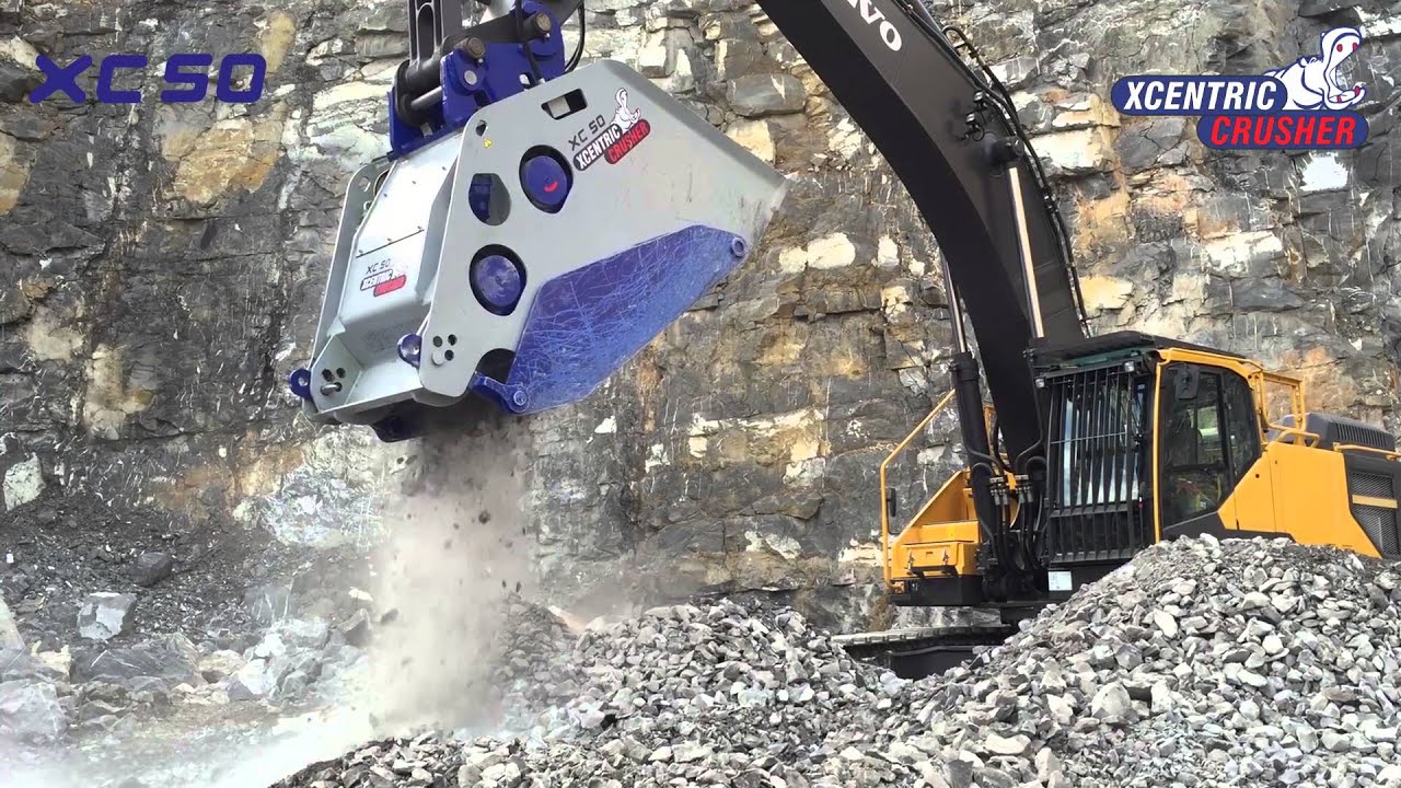 100 tn/h. productivity. XCENTRIC CRUSHER XC50.