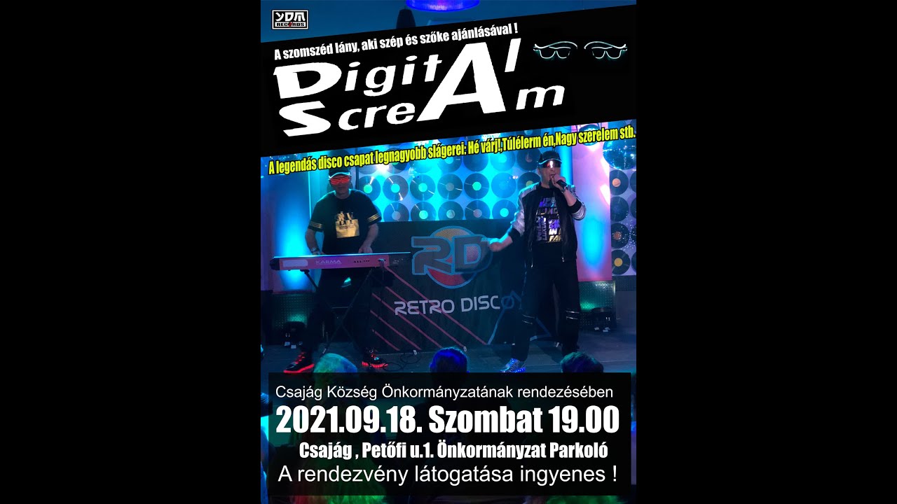 Digital Scream / D.j.Yano  - Majdnem 30 éve(sem) szereltünk LE a LégiErőtől  - Élőben  Csajág, 2021.