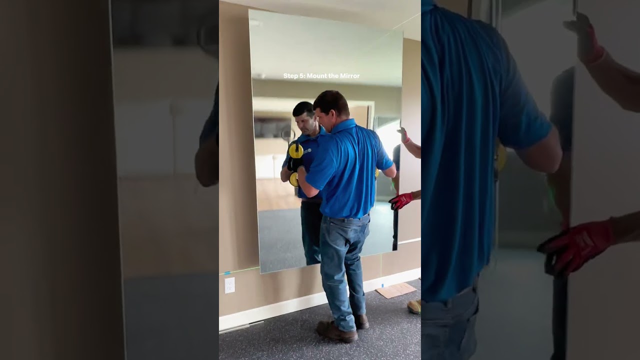 Установка зеркала в спортзале своими руками? Мы вам поможем.