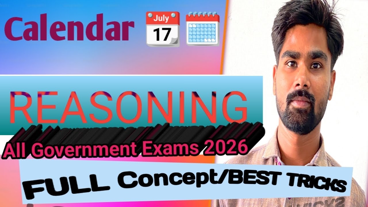 Calendar Reasoning 2026 Part-1 , Calendar 2026, Calendar by Ankur Rai Sir, Calendar Best Tricks 2026