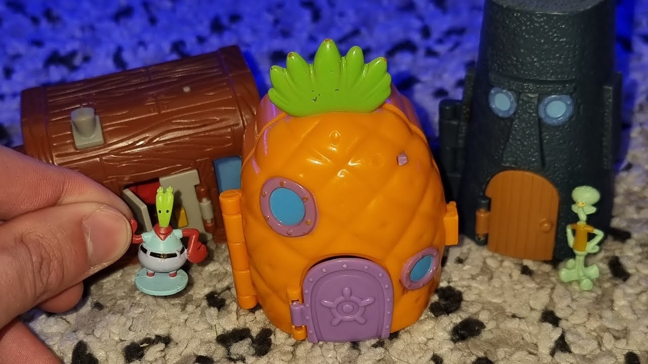 TIKTOK VIRAL *SPONGEBOB* MICRO PLAYSETS (asmr) !!