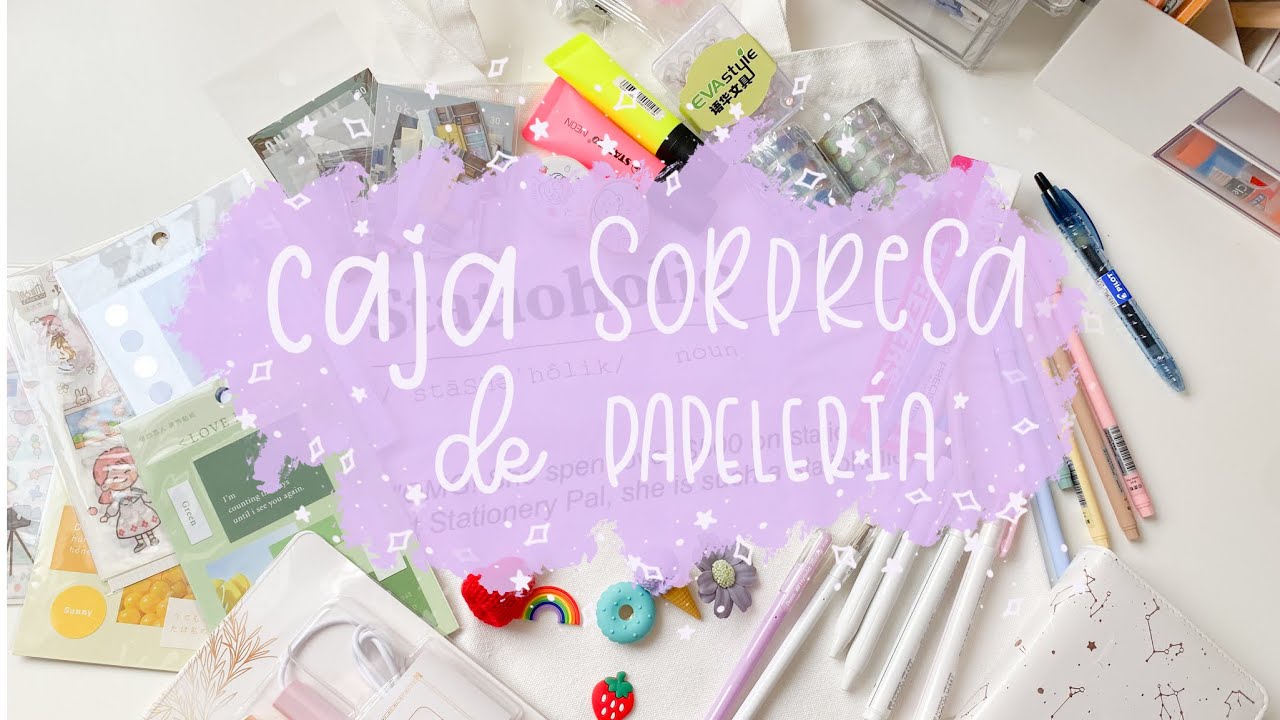 Caja SORPRESA de PAPELERÍA ✨🎊 - Papelería de Stationery Pal
