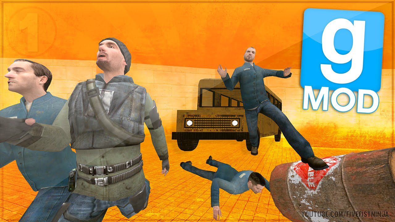 Garry's Mod - Mini Games (Buses From Hell) With Friends
