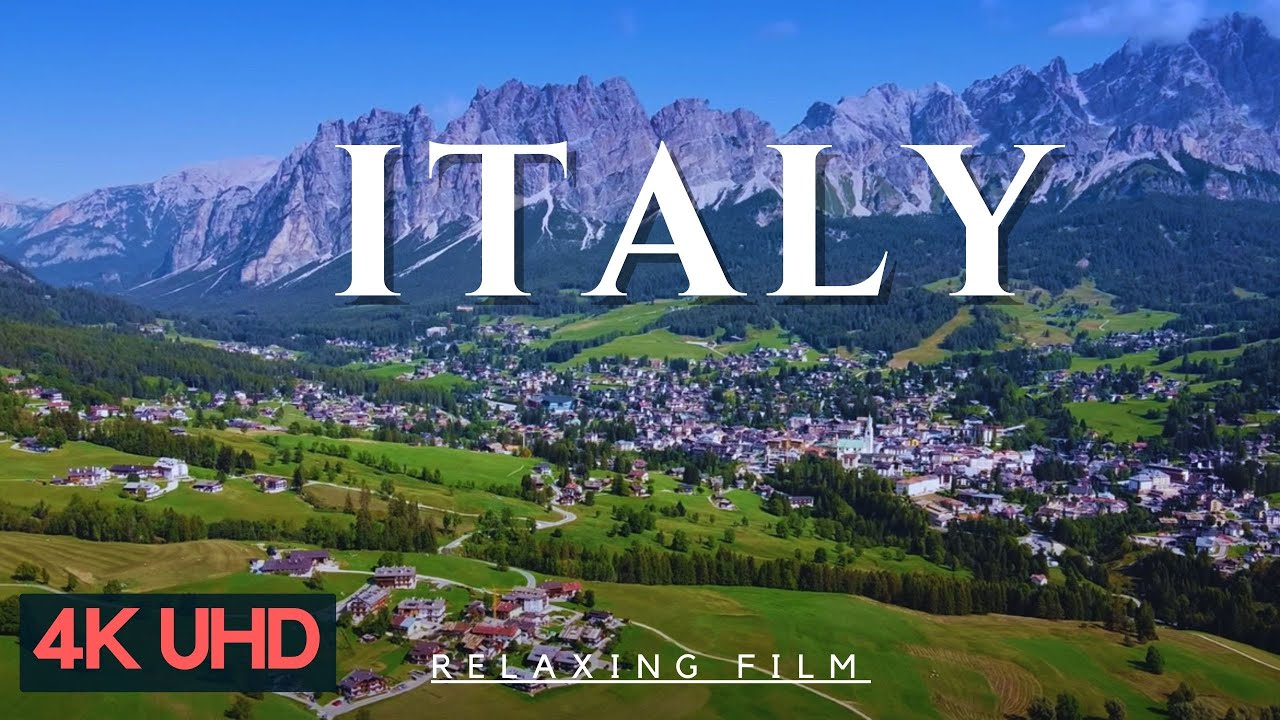 이탈리아 4K UHD - 차분한 음악과 함께 즐기는 아름다운 풍경 | FLYING OVER ITALY Relaxing Music With Beautiful Nature