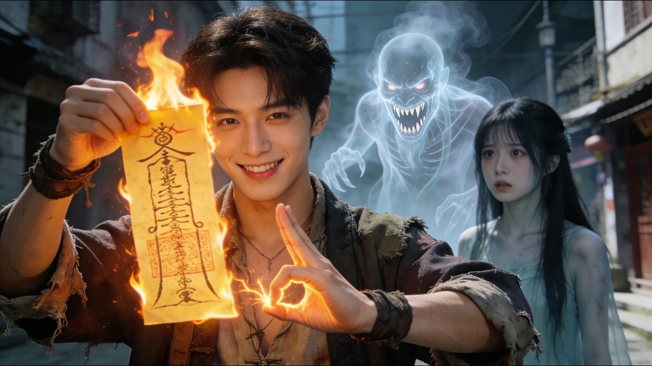 龍虎山傳人下山刷功德，救下純陰之體的女主角後一路斬妖除魔，拒絕戀愛腦，只想當神仙！#热门短剧 #熱門短劇推薦 #drama #熱門